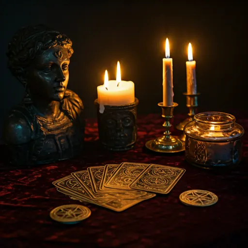 Atmospheric mystical setting